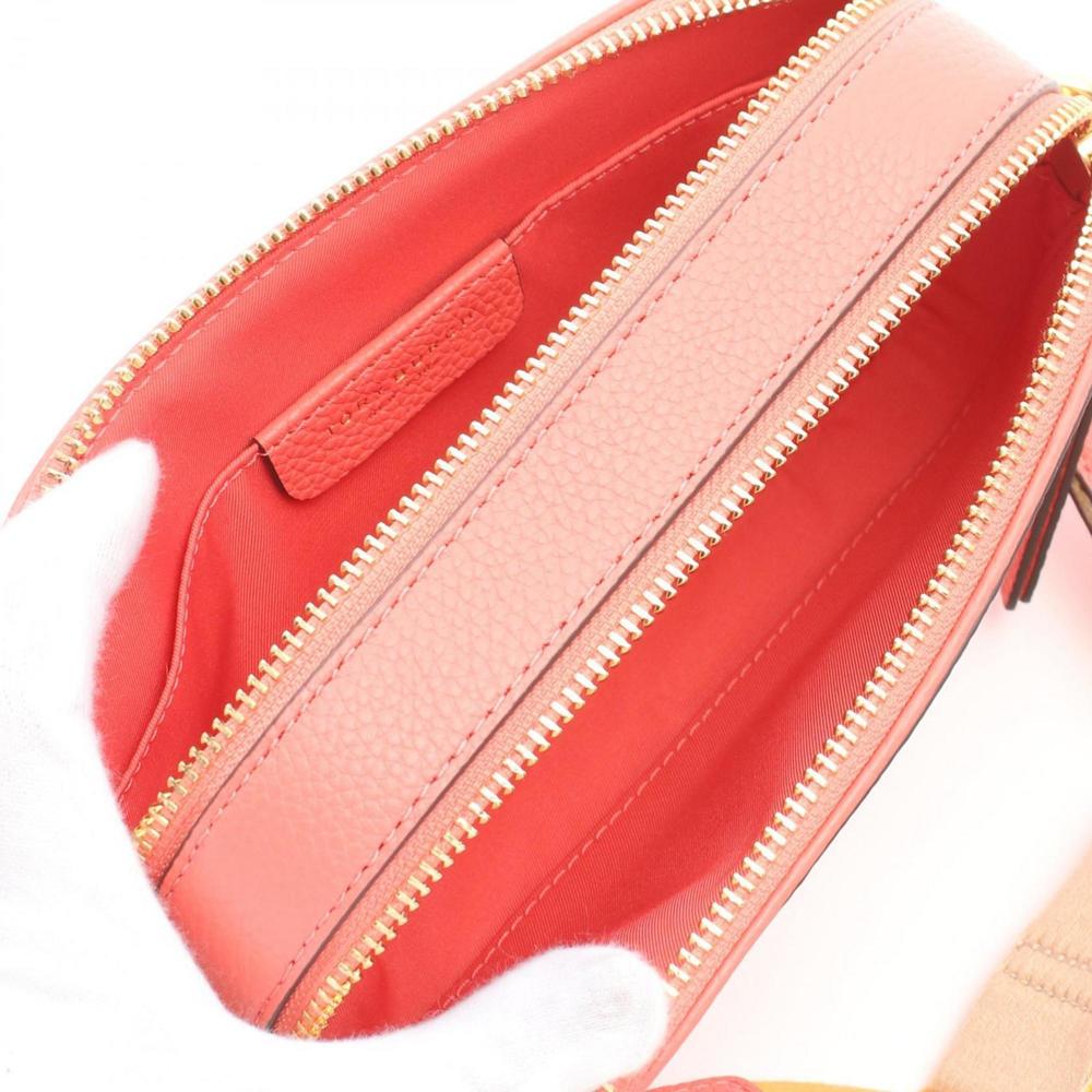 TORY BURCH Leather MILLER Crossbody Shoulder Bag Pink - Picture 4 of 7